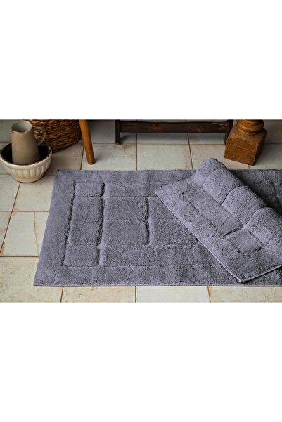 Apricitas HOME Bricks Anthracite Bath Mat 60X100 cm / 50X60 cm