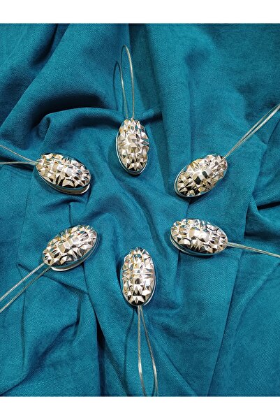 venedik home Y.sezon Сучасні магнітні 6 штук застібки для штор, блискучий срі...