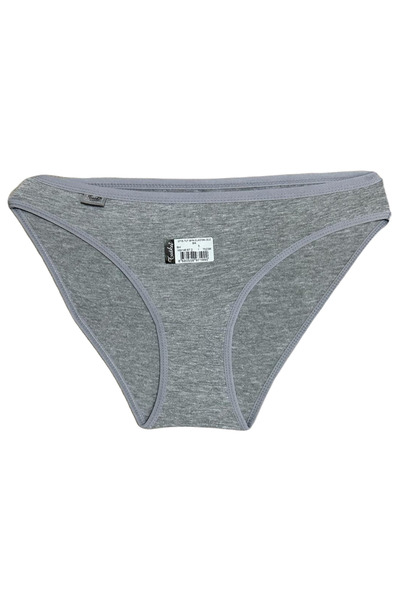 Nana & Mayka Moda Tutku 6-pack Γυναικεία ελαστάνη βαμβακερά χτενισμένα εσώρουχα μπικίνι S - M -L 715 Γκρι