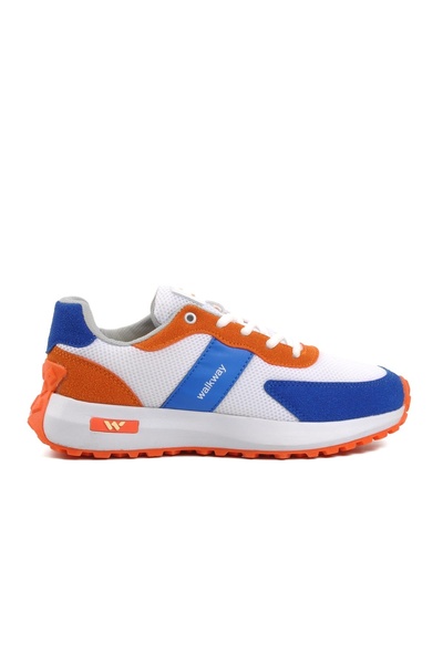 WALKWAY White-Sax Blue Women's Sports Shoes