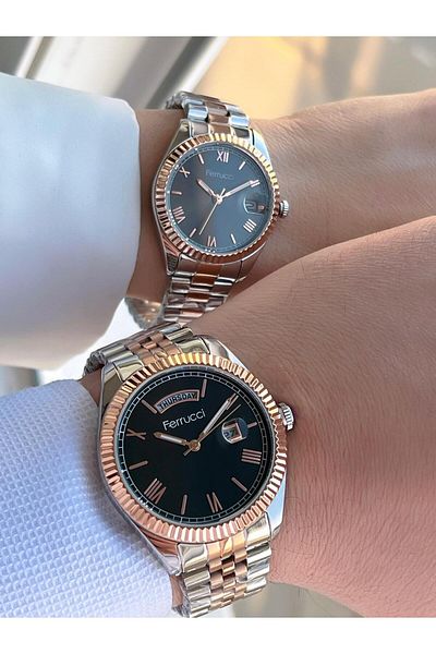 Ferrucci 30m Water Resistant Couple Watch Wristwatch for Men and Women - Efc.13