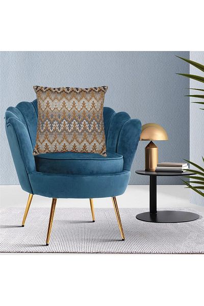 Donetella 1- Piece Modern 45x45 Throw Pillow Cover -,Decorative Covers for Cushions, Filling Not Included
