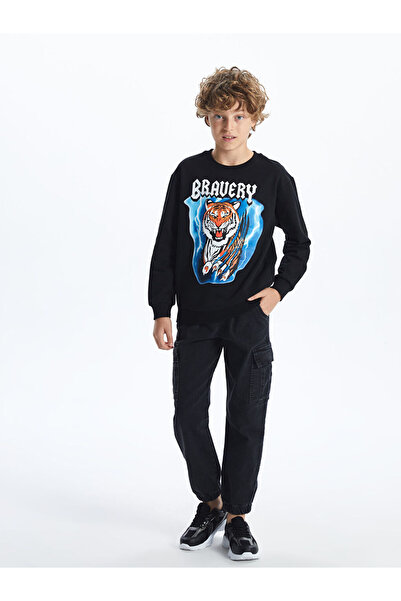 LC Waikiki Φούτερ Crew Neck Boy - W4CD60Z4