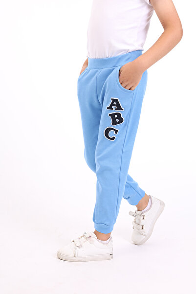 Toontoy بنطال رياضي مطرز بتفاصيل جيبين جانبيين للأولاد