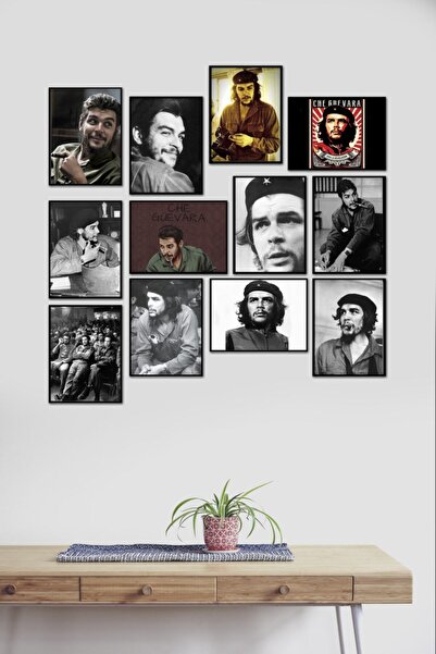 TABLOX Che Guevara 12 Parça Mdf Tablo