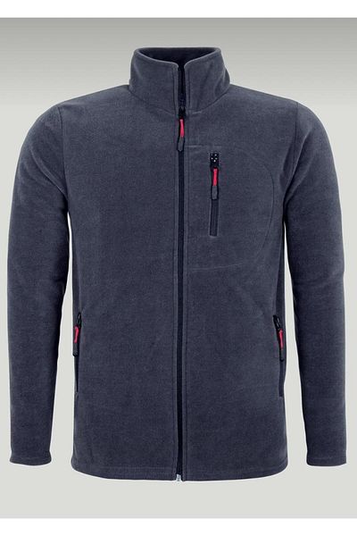 Öz klas Store Ανδρικό Polar Fleece Jacket εξωτερικού χώρου με τσέπες με φερμουάρ