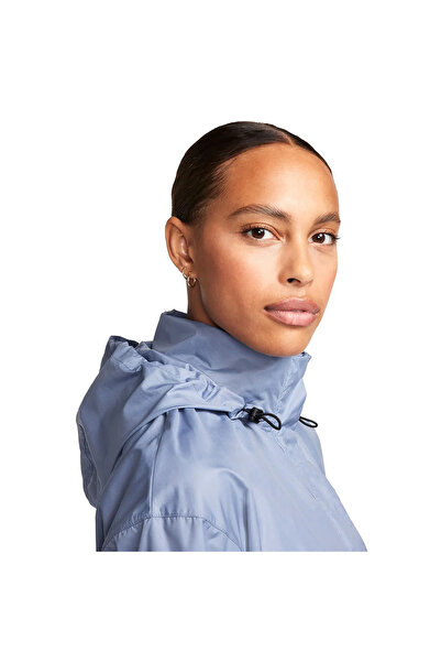 Nike Jachetă verde impermeabilă pentru femei - cu fermoar complet, Fast Repel Running fb7451-361