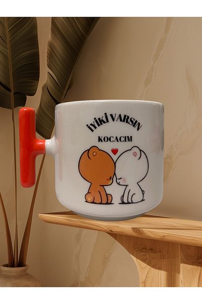 GameFruy You'Re Okay Husband - Double-Sided Writing Orange Handle Cup, New
