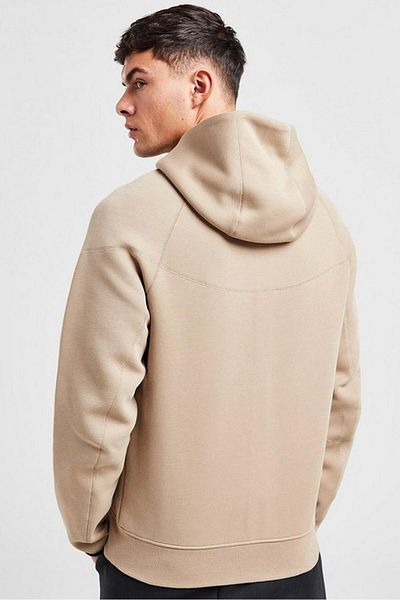 Nike Унисекс суитшърт с качулка Tech Fleece Windrunner - кафяв