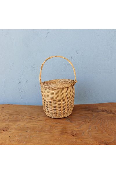 Mylamp Καλάθι Ρατάν Φυσικού Χρώματος 20x16