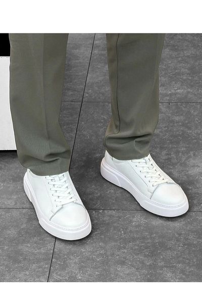 akix Pantofi sport pentru bărbați din piele naturală Tommy Tenis casual
