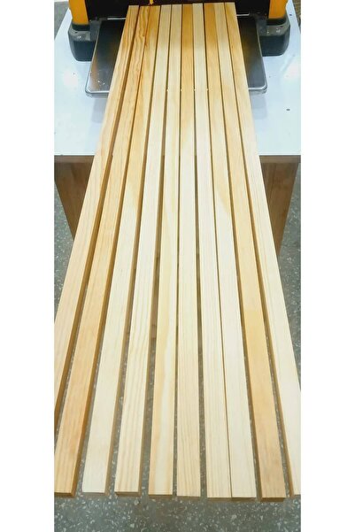 Marangozi Ahşap Çıta 1 cm X 2,5 cm X 60 Cm (10 ADET)