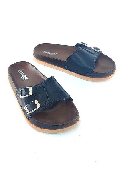 Esem Women's Anatomic Sole Double Buckle Daily House, Street, Misphire and Dower Slippers