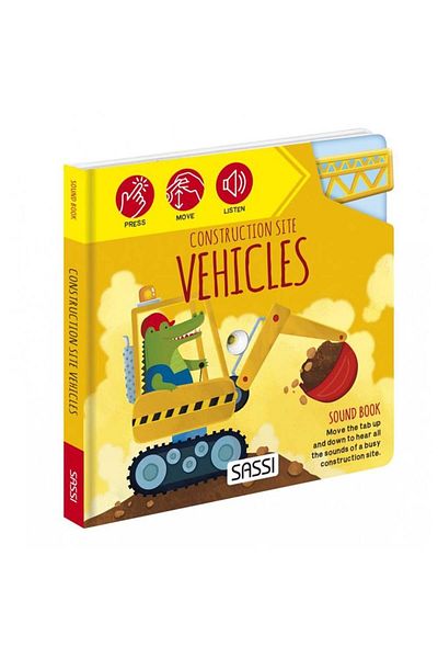 Sassi Junior Sound Books - Construction Site Vehicles