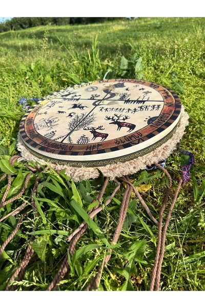 SULTANMUSİCALSHOP Şaman davulu(52cm)kam davulu ,shaman durum,geleneksel çalgı