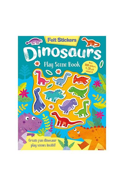 Imagine That Dinosaur Play Book - Felt Stickers