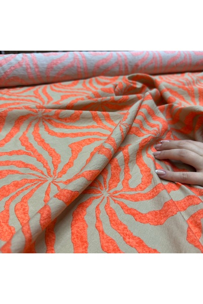 Yaren Ülker Ayrobin Kumaş (Aerobin) Modal Viskon Yıldızlı Çift En