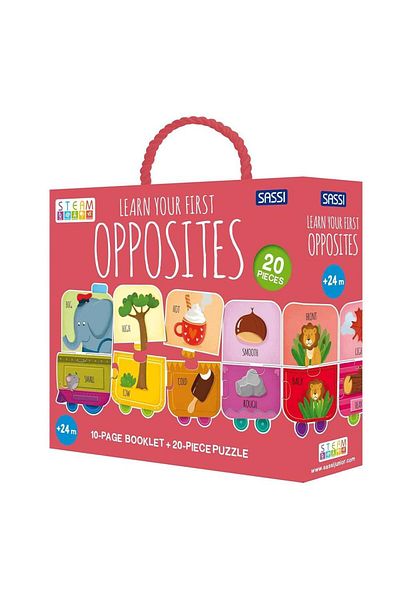 Sassi Junior First Opposite Concepts - Steam Puzzle
