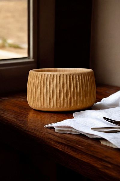 Mirilliahome Bamboo Bowl - Bamboo Salad Bowl