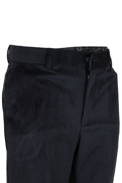 Modarar Ανδρικό βελούδινο παντελόνι Navy Blue - Regular Fit RAR01275