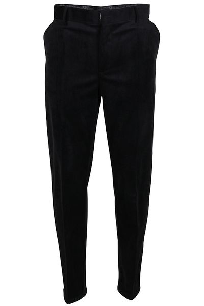 Modarar Ανδρικό παντελόνι Corduroy Normal Cut Μαύρο RAR01277
