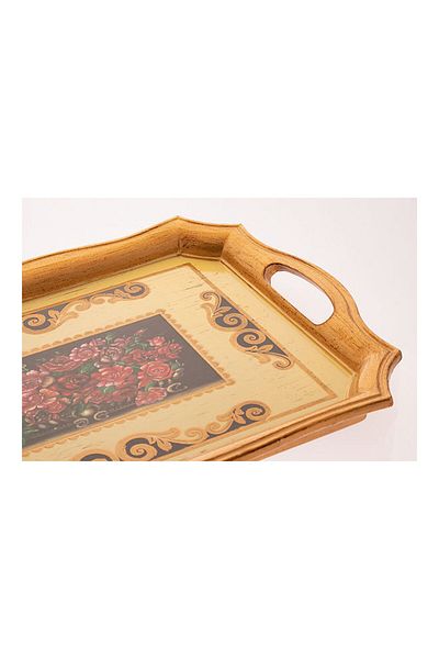 Dania Rectangle Tray Multicolour 50x33x22cm