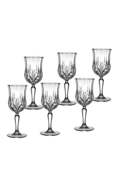 RCR A Set Of Italian Crystal Juice Glasses 6 Pieces Capacity 230 ml