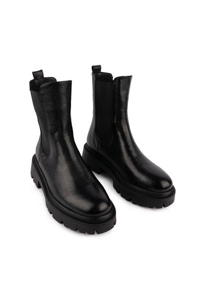 Emel Ayakkabı Hakiki Deri Modern Chelsea Bot