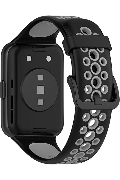 habilis Huawei Watch Fit 2 ile Tam Uyumlu Çift Renk Delikli Model Spor Hava A...