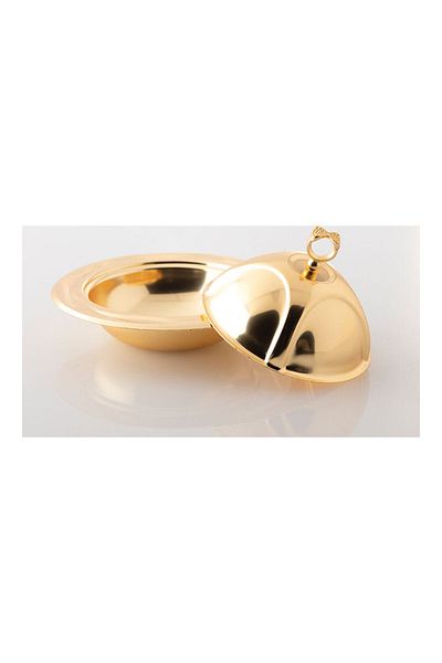 Dania Dates Bowl With Lid Gold 17×17×4cm