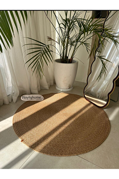 naylişhome Jüt Hasır Kapı Önü Banyo Mutfak Salon Oturma Odası Paspası Modern Kilim Hediyelik bohem