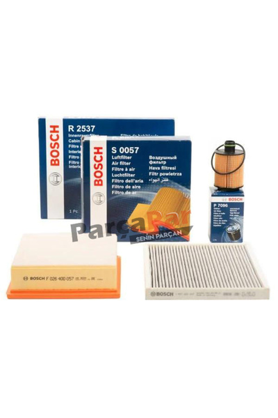 Bosch Opel Corsa D 1.3 Dizel (A13DTE-DTC) Euro5 Bakım Filtre Seti bosch