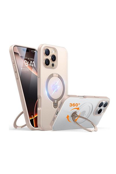 TORRAS iPhone 16 Pro Max UPRO Ostand Spin Series Case Clear