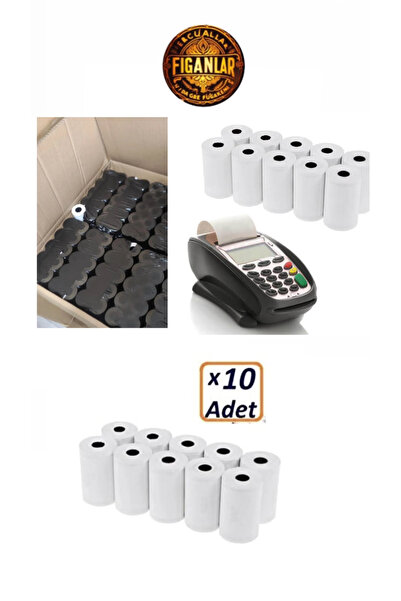 figanlar ambalaj tüm cihazlara uyumlu 100 adet  56x16 pos rulosu pos kağıdı  ...
