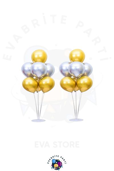 Evabrite 1 Piece of 7 Transparent Birthday Balloon Decoration Stands