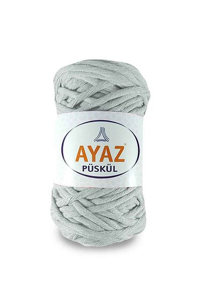 Ayaz Ανοιχτό Γκρι Φούντα Μακραμέ Σχοινί 1195