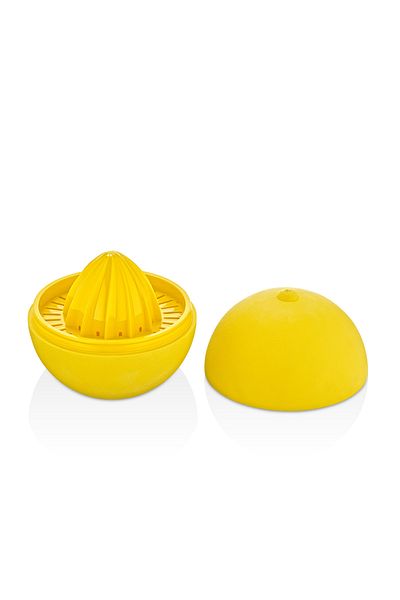 QLUX IDEAS Citrus Color Orange Shaped Lemon Squeezer