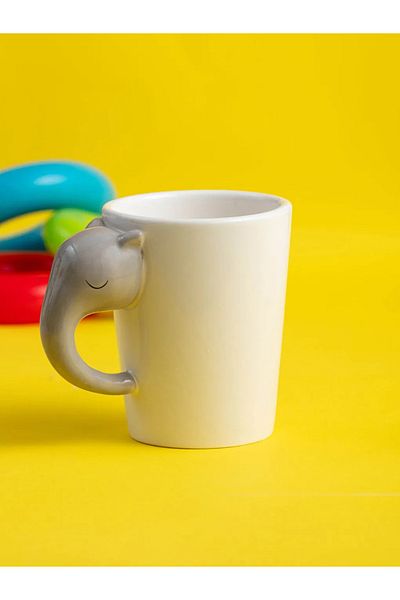 LC Waikiki Ceramic Mug with Assorted Elephant Figure 392 ml