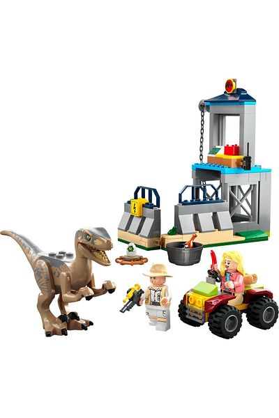 LEGO Jurassic Park velociraptor Escape - 137 Piece Creative Construction Set for Ages 4 and Up