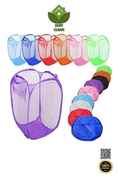 Genel Markalar Çok Amaçlı Katlanır Oyuncak Filesi Ve Pratik Çamaşır Sepeti