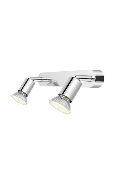 enyareshome Modern Chrome Color 2-Piece Spot Chandelier Gu10 7W 26Cmx11Cm