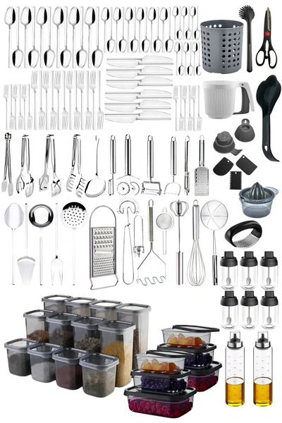 Selenica Çeyiz Seti, Servis Kepçe Seti 12 Kişilik 72 Parça Yemek Takımı Sakla...