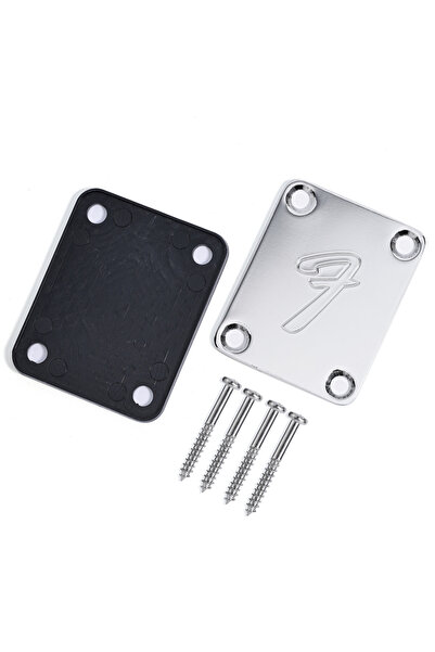 Choice1 Silver Electric Guitar Neck Plates Vintage-style Guitar Protector Wit...