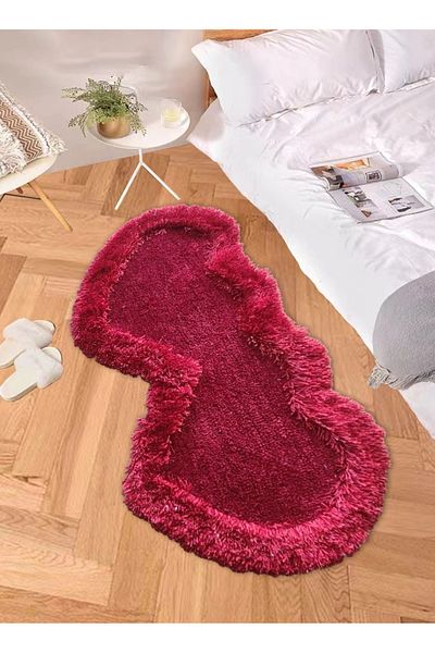 ALMUFARREJ Modern fluffy soft touch carpet for living room and bedroom 70*140cm