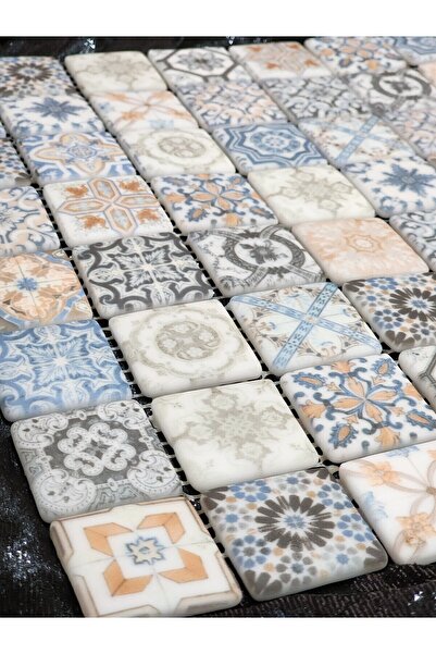 Atölye Öğretmenim Desenli Cam Mozaik(1 ADET FİLE) 32*32 Cm