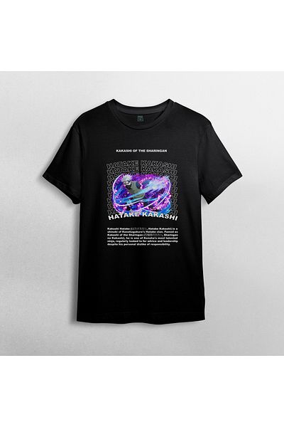 Pixxa Μπλουζάκι Naruto Kakashi Hatake - 100% βαμβάκι, λαιμόκοψη, μοντέλο 6