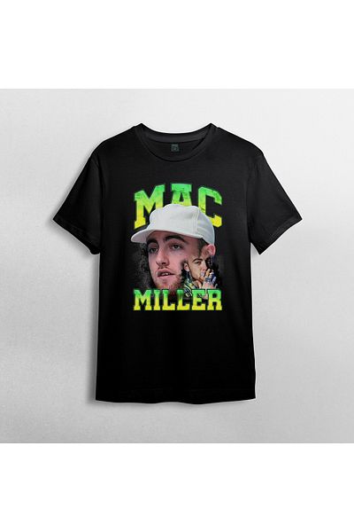 Pixxa Mac Miller - Μπλουζάκι από 100% βαμβακερό λαιμόκοψη μοντέλο 4