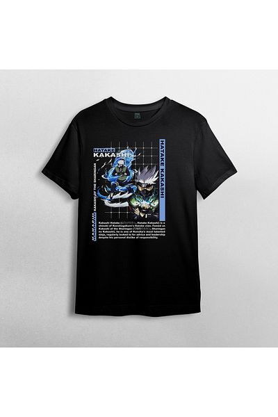 Pixxa Μπλουζάκι Naruto Kakashi Hatake - 100% βαμβάκι, λαιμόκοψη, μοντέλο 4
