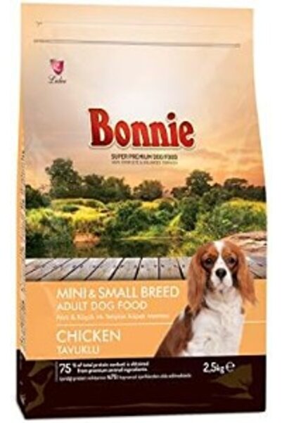 Bonnie -Tavuklu Küçük Irk Yetişkin Köpek Maması 2,5 Kg