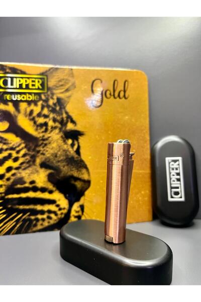 Clipper Orijinal Full Metal Taşlı Ve Gazlı Özel Kutulu Clipper Çakmak